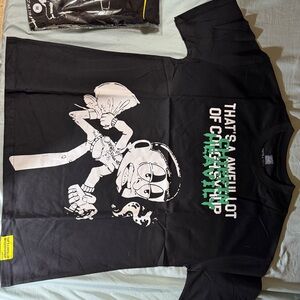 Black Graphic Kids T-Shirt